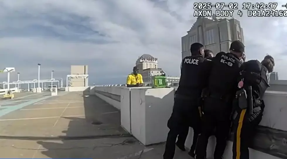 Video Shows Atlantic City Officers Pull Suicidal Man From Ledge